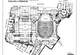 Plan du Palais des Beaux-Arts de Victor Horta